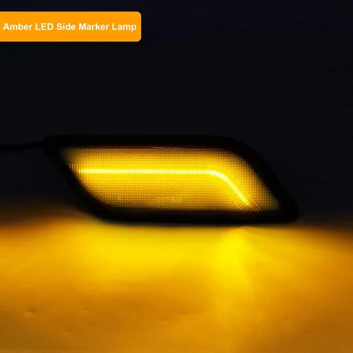Vista 2 de Luces LED de posición laterales compatibles con Clase E W207 C207 A207 E350 E550 Coupé Convertible 2010-2013, lámparas de marcador de guardabarros
