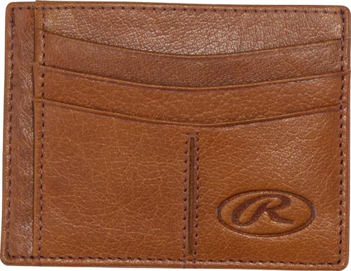 Vista 8 de Rawlings Colección de carteras de bolsillo frontal para hombres Cuero genuino Múltiples estilos y colores Negro Cash Pocket