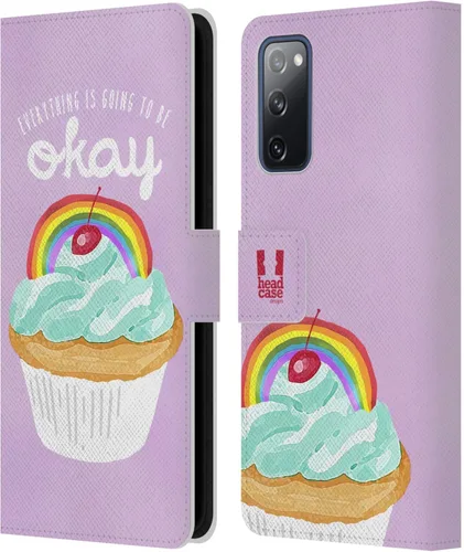 Vista 71 de Head Case Designs Assortment Cupcakes Happiness Leather Wallet Case Compatible with Samsung Galaxy A07 4G Surtido