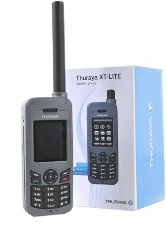 Vista 9 de OSAT Thuraya XT-LITE Teléfono satelital + SIM prepago estándar de 10 unidades Validez de 30 días Cobertura de voz y SMS para comunicaciones