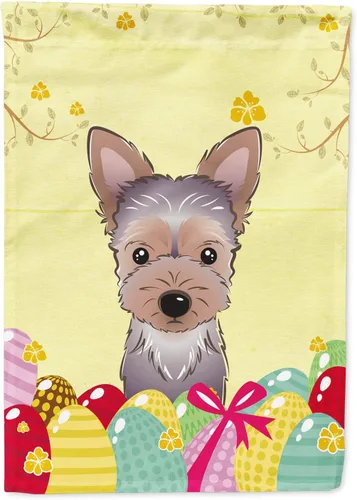 Vista 84 de Caroline's Treasures BB1920CHF - Bandera de caza de huevos de Pascua con diseño de bulldog francés, para casa, gran porche, para colgar en la pared