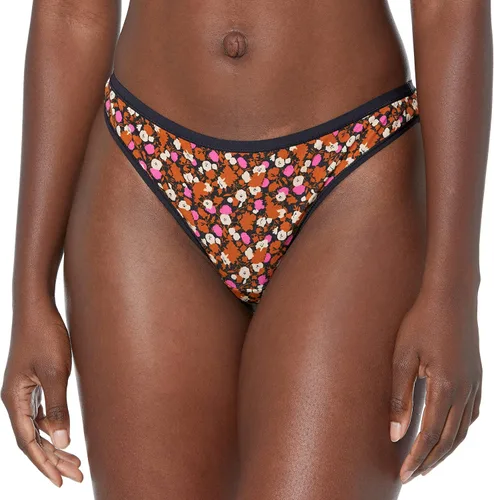 Vista 2 de Tienda Essentials Tanga de algodón para mujer, paquete de 6