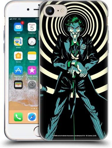Vista 181 de Head Case Designs Funda de gel suave con licencia oficial de The Joker DC Comics Arkham Asylum Character Art compatible con Apple iPhone 7