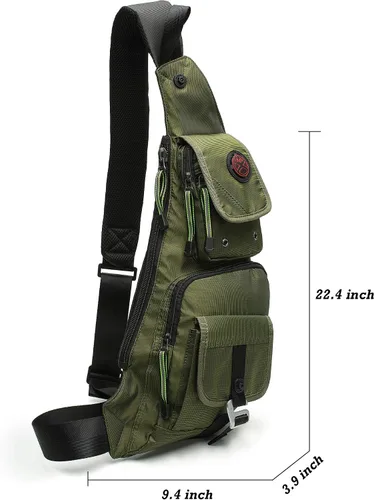Vista 6 de Nicgid Sling Bag - Mochila bandolera para hombre