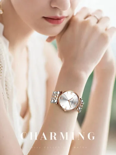 Vista 6 de Hannah Martin - Reloj de moda para mujer de cuarzo para mujer Moda de lujo