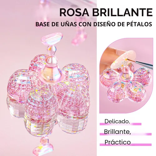 Vista 4 de Makartt Soporte de uñas para uñas a presión, práctica de pintura artística, soporte magnético para pintar uñas, soporte para diseños de uñas