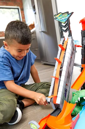 Vista 7 de Hot Wheels City Lavado de Autos y Cocodrilo Gigante