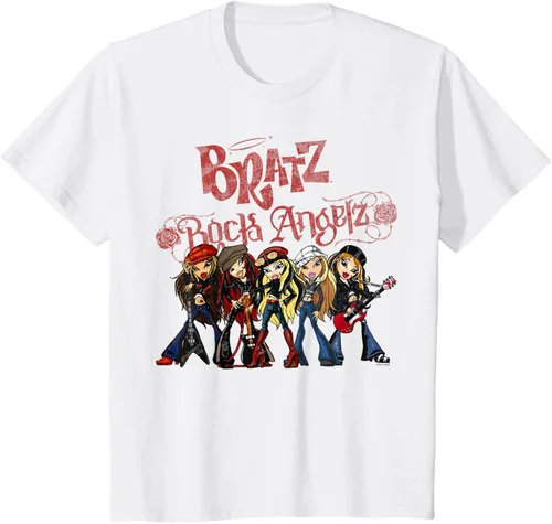 Vista 18 de Bratz Camiseta Rock Angelz Group Shot Negro