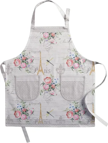 Vista 486 de Maison d' Hermine Delantales para mujer con bolsillo, 100% algodón (27.50 x 31.50 pulgadas)
