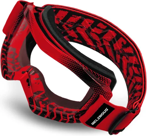 Vista 9 de BELINOUS - Gafas de protección para niños para ATV, moto de cross, motocicleta, motocross MX, gafas de moto de cross para jóvenes para niños de 3 a