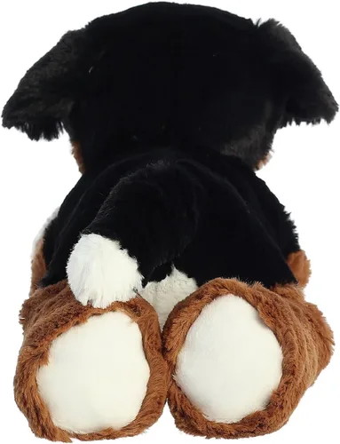 Vista 4 de Aurora® Adorable Flopsie™ Bernie Mountain Dog™ - Animal de peluche, facilidad para jugar, compañeros intemporales, color blanco, 12 pulgadas