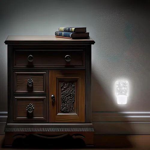 Vista 6 de Sumind 2 luces nocturnas con diamantes de imitación plateados, enchufables, con brillo automático, lámpara de noche LED decorativa con sensor de luz