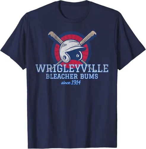 Vista 49 de Wrigleyville Bleacher Bums - Camiseta de béisbol divertida