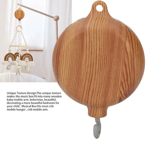 Vista 4 de Crib Mobile Music Box with Rotating Features