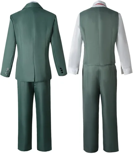 Vista 3 de TAEULIM Loid Forger - Disfraz de cosplay Loid Forger, uniforme completo de Halloween para hombre