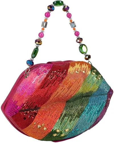 Vista 2 de Mary Frances Mary Frances Rainbow Kisses - Bolso de mano con asa superior multicolor talla única de EE UU Multi