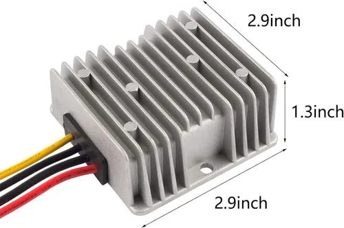 Vista 2 de TOP-VIGOR Convertidor de voltaje CC/DC 12V a 19V 8A 152W Convertidor Step Up, Impermeable IP68 Boost Convertidor Regulador Transformador