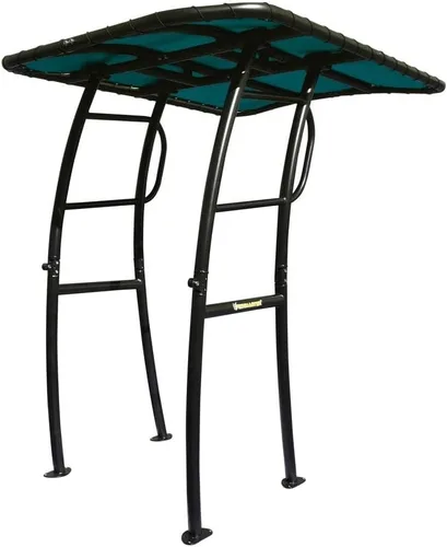 Vista 20 de FishMaster Pro Series - T-Top para Barcos de Pesca con Consola Central - Ajuste Universal - Recubrimiento en Polvo Negro - Parte Superior Negra