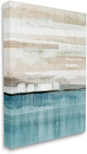 Vista 2 de Stupell Industries Lienzo decorativo moderno de paisaje marino de Flora Kouta