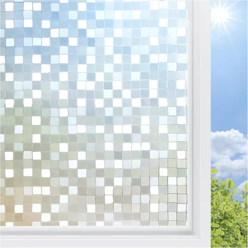 Vista 10 de rabbitgoo Película de Privacidad Unidireccional para Ventanas, Tinte de Ventana para el Hogar, Espejo Reflectante que Bloquea el Sol, Control