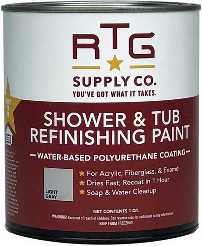 Vista 3 de RTG Supply Co. Pintura de reacabado para ducha y bañera (crema)