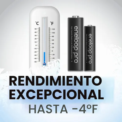 Vista 7 de Eneloop Panasonic BK-3HCCA12FA pro AA Baterías recargables precargadas Ni-MH de alta capacidad, paquete de 12