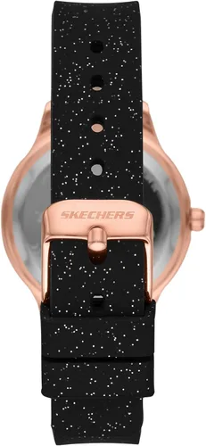 Vista 3 de Skechers Reloj de cuarzo para mujer y pulsera apilable