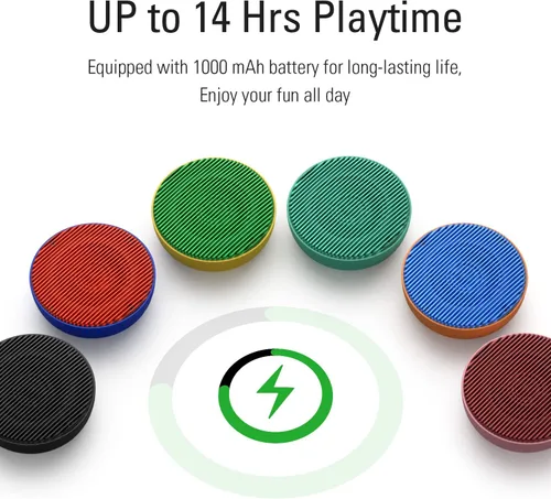 Vista 3 de Vifa Altavoz Bluetooth de la ciudad, altavoz inalámbrico portátil, Bluetooth 5.0/emparejamiento dual/IPX4 impermeable, audio de alta fidelidad