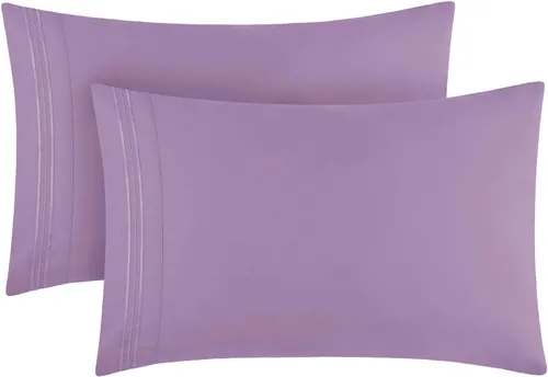 Vista 58 de Mellanni Fundas de almohada de lujo, extrasuaves, refrescantes, fundas de almohada de 12 piezas de la colección icónica, cierre de sobre
