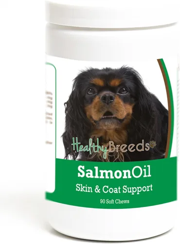 Vista 407 de Healthy Breeds Affenpinscher - Masticables suaves de aceite de salmón, 90