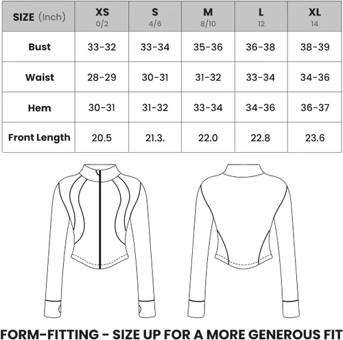 Vista 5 de GYM RAINBOW Chaqueta atlética con cremallera para mujer, ligera, ajuste de contorno, para gimnasio, fitness, entrenamiento, con agujeros