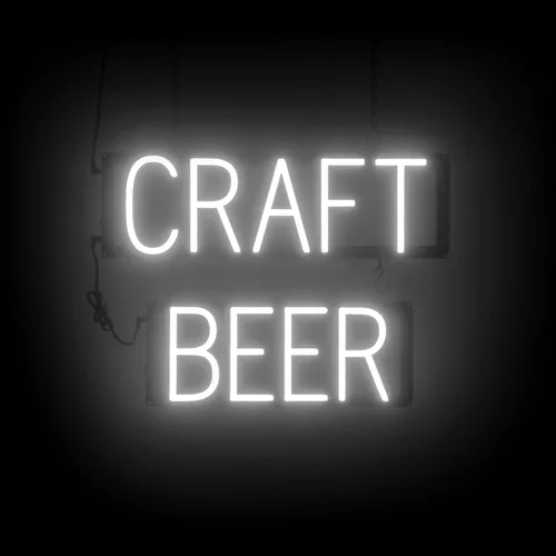 Vista 44 de SpellBrite Letrero de cerveza fría Letrero relacionado con la cerveza con aspecto de neón, fuente de luz LED verde 16.8 x 15.0 pulgadas