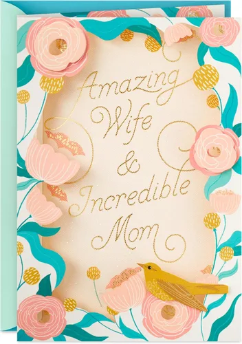 Vista 10 de Hallmark Tarjeta del Día de la Madre para Esposa (Gracias)