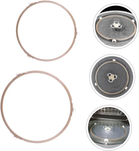 Vista 7 de 1 Unidades Soporte para horno de microondas, para encimera, rodillos de microondas, bandejas redondas, pantalla tostadora, rodillos de microondas