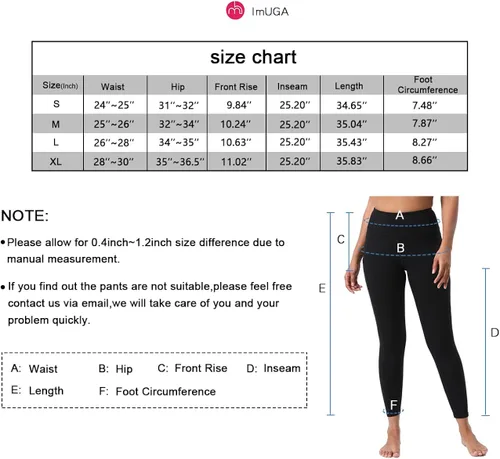 Vista 5 de ImUGA Leggings con forro polar para mujer, con bolsillos, cintura alta, pantalones térmicos de yoga para mujer, leggings de entrenamiento de invierno