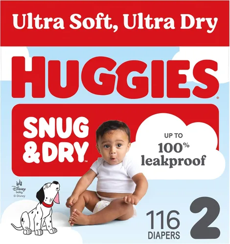 Vista 46 de Pañales Huggies Snug & Dry para bebé