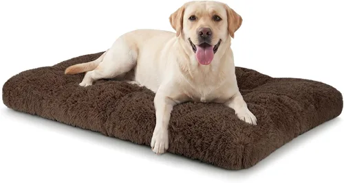 Vista 31 de JOEJOY - Almohadilla para cama para perro, cama de lujo lavable para perros, almohadilla suave antideslizante para perros pequeños, 23 x 18 Beige