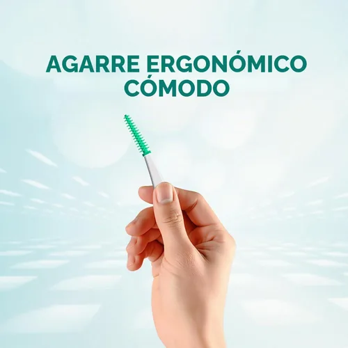 Vista 5 de Dr. Emma Púas dentales de menta curvadas suaves de goma para dientes, fáciles de usar con estuche de transporte, 90