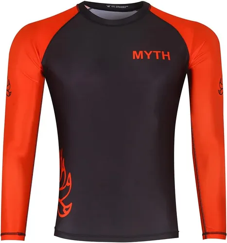 Vista 3 de Myth MMA Grappling Jiu Jitsu Wear MMA Rash Guards BJJ Leggings No Gi Shorts Set
