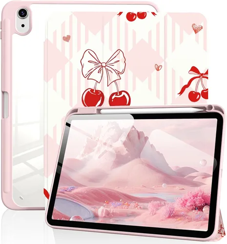 Vista 11 de Funda para iPad (A16) de 11ª generación de 11 pulgadas 2025, funda para iPad de 10.9 pulgadas 2022 con soporte para lápices, funda a prueba de Negro