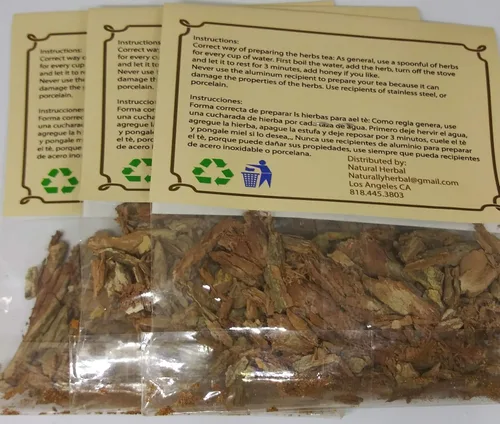 Vista 2 de Té Hierba Cancerina 3/8 oz (10.6 Grm), paquete de 3