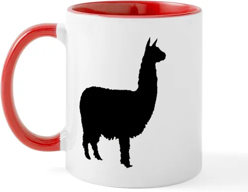 Vista 26 de CafePress A Is For Alpaca Taza de café de cerámica de 11 oz (11.0 fl oz)