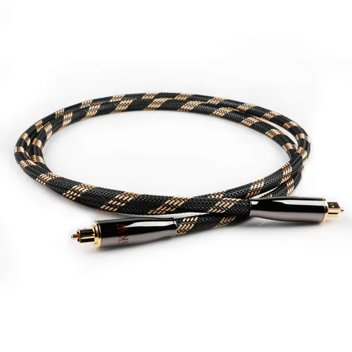 Vista 8 de SKW Cable óptico HI-FI Toslink de 4.9 pies/4.9 ft / 1.5m, fibra de PMMA Negro