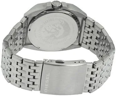 Vista 3 de Diesel Reloj plateado básico para hombre DZ1547 Not So Basic Plateado Reloj analógico