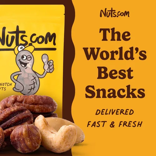 Vista 6 de Nuts com Nueces mixtas tostadas 50% menos de sal, 14 onzas – Nueces surtidas con almendras, anacardos, nueces pecanas, nueces de Brasil y avellanas
