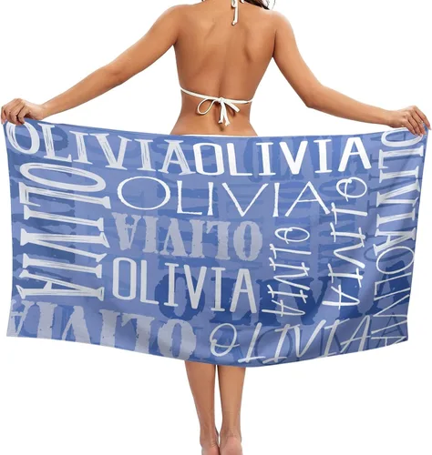 Vista 6 de Toalla de playa, toallas de playa personalizadas para niños, toallas de playa para adultos y niños, microfibra de secado rápido, sin arena