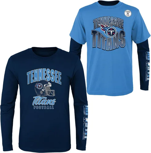 Vista 34 de NFL Conjunto de 3 Camisetas y Camisas de Manga Larga para Niños y Jóvenes 8-20, Colores del Equipo del Día del Juego