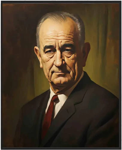 Vista 18 de Abraham Lincoln - Póster impreso artístico, retrato presidencial oficial, decoración de pared, colección de galería de arte del presidente, pintura