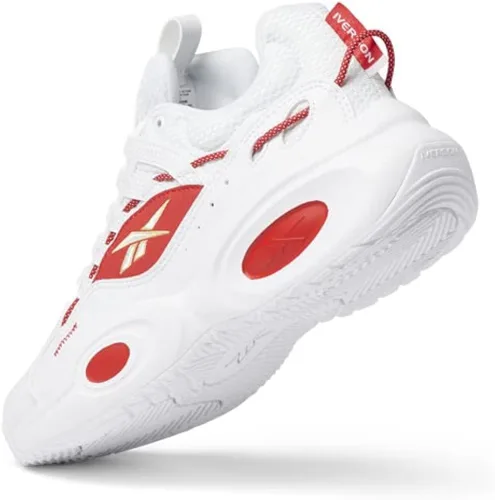 Vista 12 de Reebok Tenis de baloncesto unisex para adultos, BlancoAzul VectorOro Mate