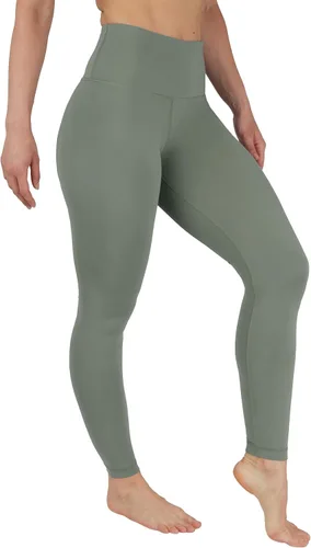 Vista 2 de 90 Degree By Reflex - Leggings de cintura alta a prueba de sentadillas Interlink para mujer Bay Leaf